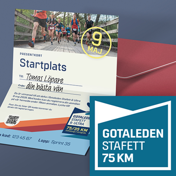 Presentkort Stafett 75 km